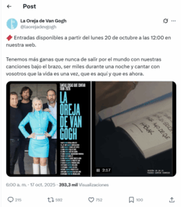 ¡La Oreja de Van Gogh confirma su gira 2026 tras el regreso de Amaia Montero!