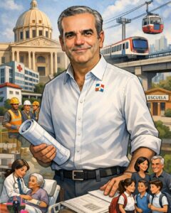 Abinader se une a tendencia de caricaturas en redes y genera reacciones entre dominicanos